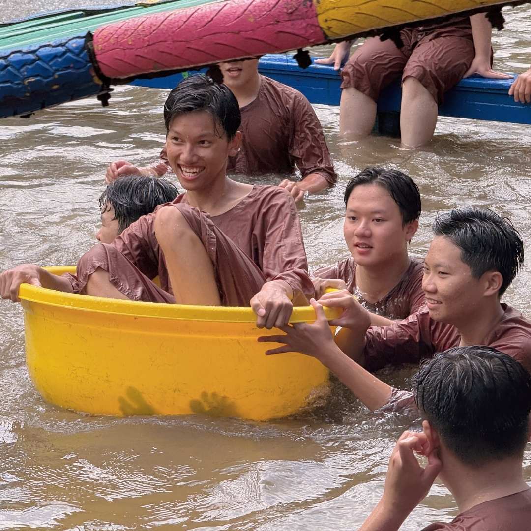 Tát mương bắt cá trải nghiệm đáng nhớ tại Ông Đề - Ảnh 3