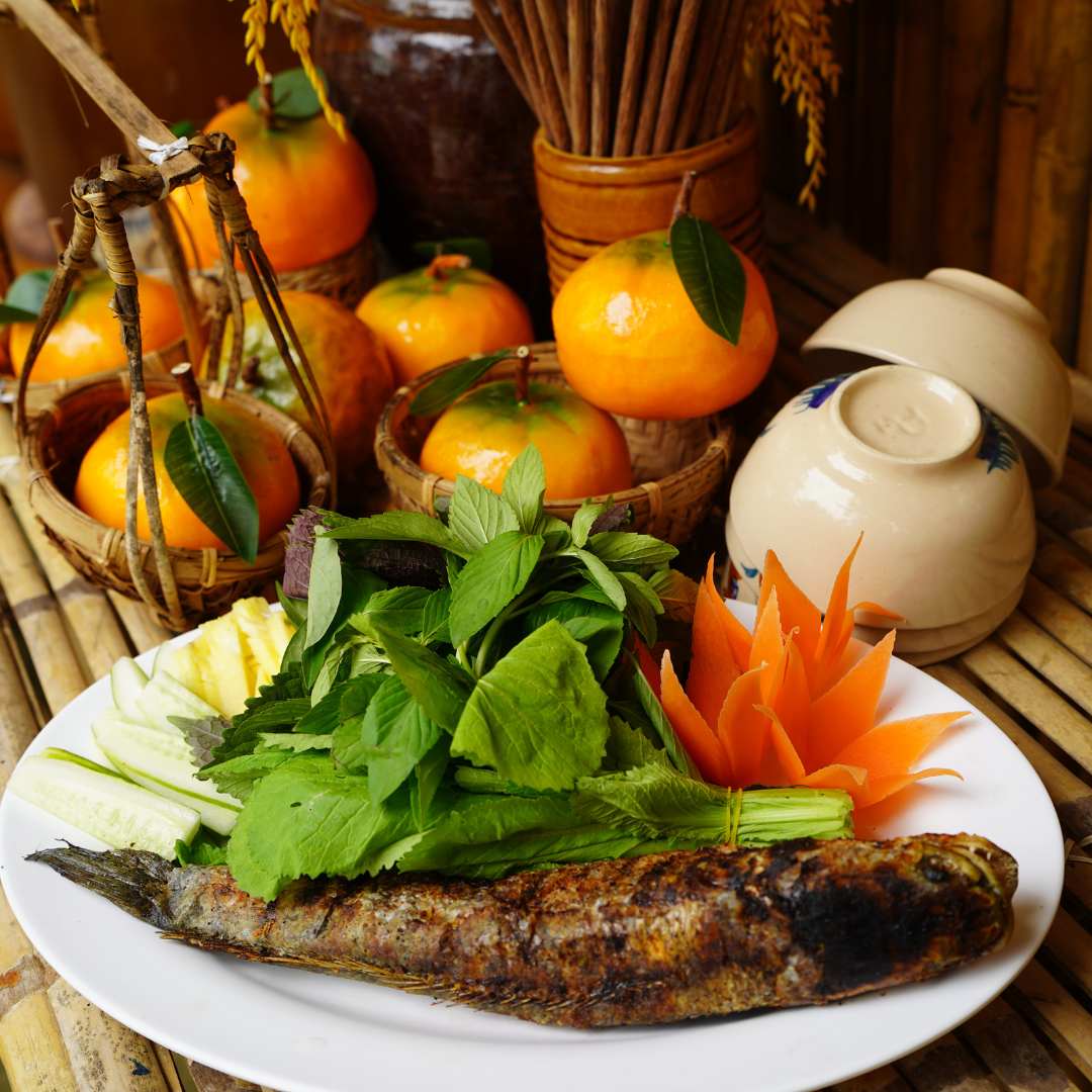 Tát mương bắt cá trải nghiệm đáng nhớ tại Ông Đề - Ảnh 5