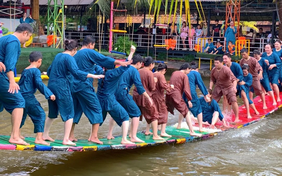 Tát mương bắt cá trải nghiệm đáng nhớ tại Ông Đề - Ảnh 6